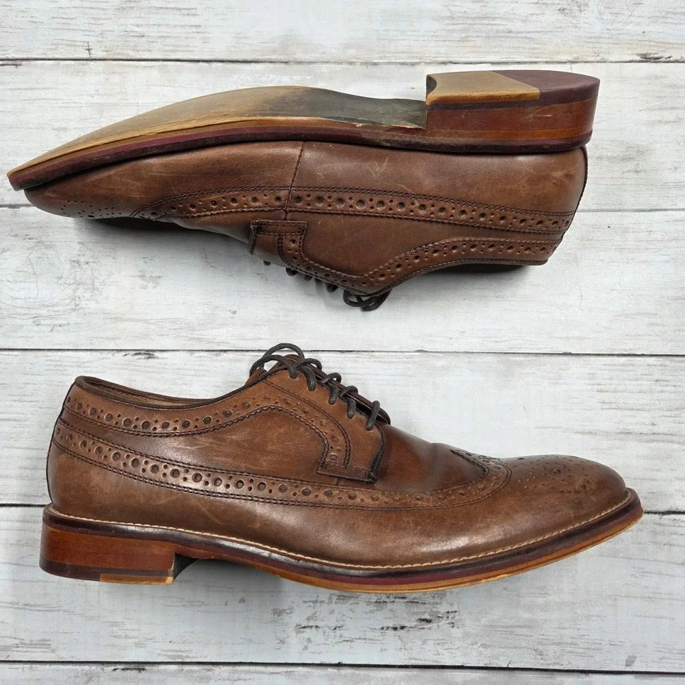 Johnston & Murphy leather has